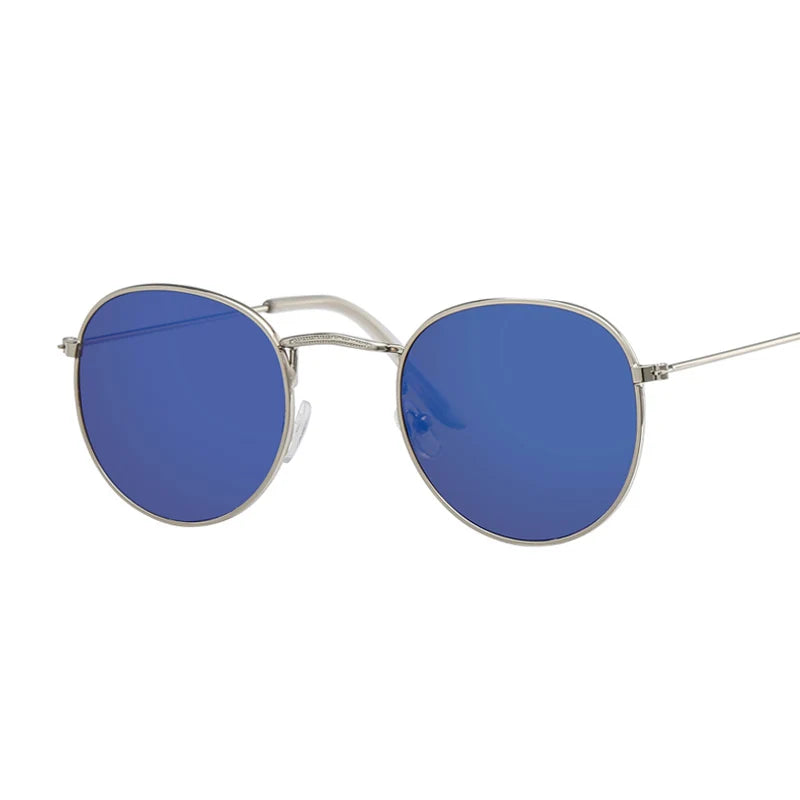 Retro Oval Mirror Sunglasses