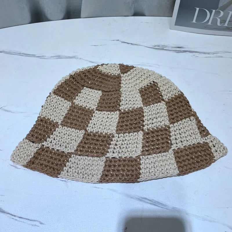 Lattice Handmade Crochet Bucket Hat